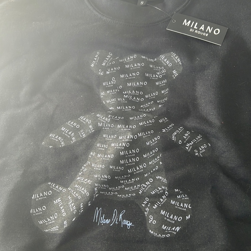 Black Milano Di Rouge S kids sweatshirt